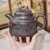 Handmade Yixing Zisha Teapot by Famous Artist: Original Ore Stone Yellow with Mountain Bird and Spring Stream Design – Ideal Tea Gift Set
