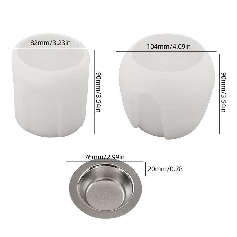 DIY Incense Burner Mold Candle Holder Silicone Mold Hydroponic Plant Vessel Concrete Resin Silicone Mold Crafts Home Decoration