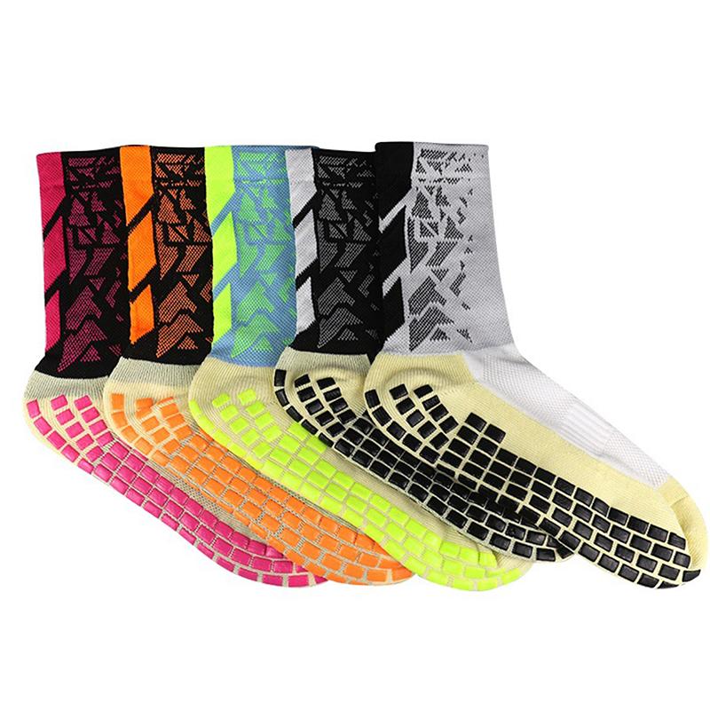 Футбольные носки с нескользящей конструкцией Носки для горного велосипеда Спортивные носки для активного отдыха Бег Фитнес Скакалка Баскетбольные носки