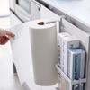 Держатель для кухонной бумаги Yamazaki Jitsugyo на дверце раковины, белый, высота 3 см, совместим с различными размерами рулонной бумаги, пластиковый пакет для кухонной бумаги