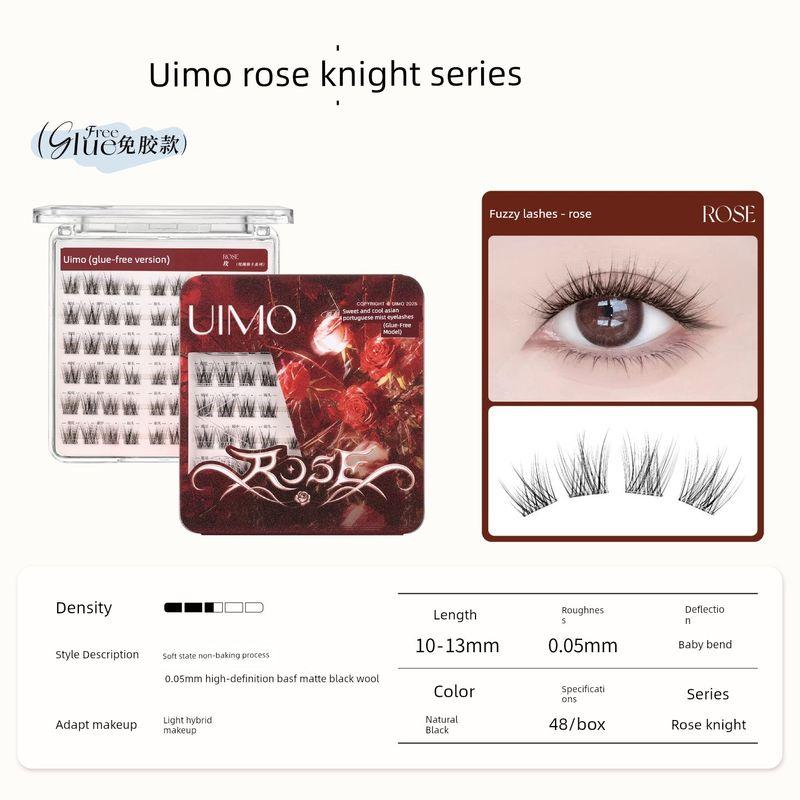 Uimo Glue-Free False Eyelashes Liss Moon Crescent Spring 2026 Hot-Selling Glue-Type Eyelashes