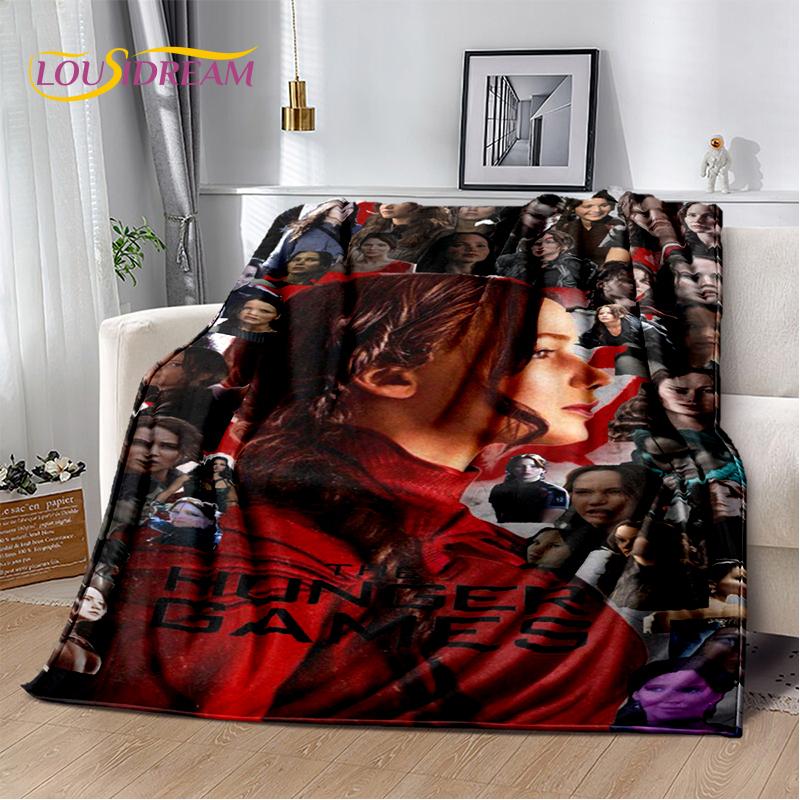 3D The Hunger Games Movie Archer Character Soft Flannel Blanket for Beds Bedroom Sofa Picnic,Throw Blanket for Cover Outdoors