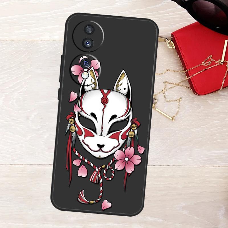 Japanese Style Fox Case For Honor Magic 8 7 5 6 Pro X9a X9b X9c X9d X8c X8b Win RT 50 70 90 200 400 Lite Cover