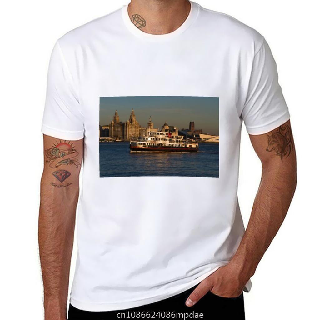 Mersey Ferry T-Shirt Aesthetic clothing oversizeds mens graphic t-shirts anime