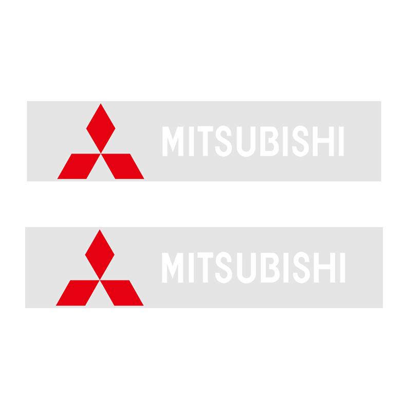 vhcp9 Car 3D Metal logo label Creative Stickers Waterproof Dirt-proof Stickers For Mitsubishi Pajero Outlander XL Montero Lancer