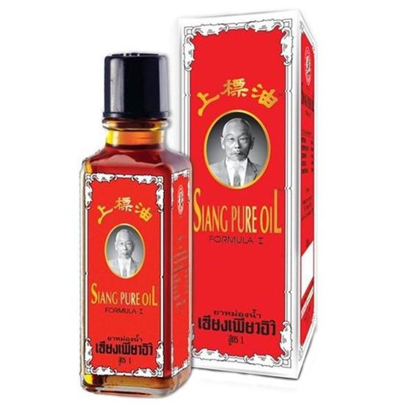 Siang Pure Масло красное 25cc от болей в мышцах, суставах и мигрени