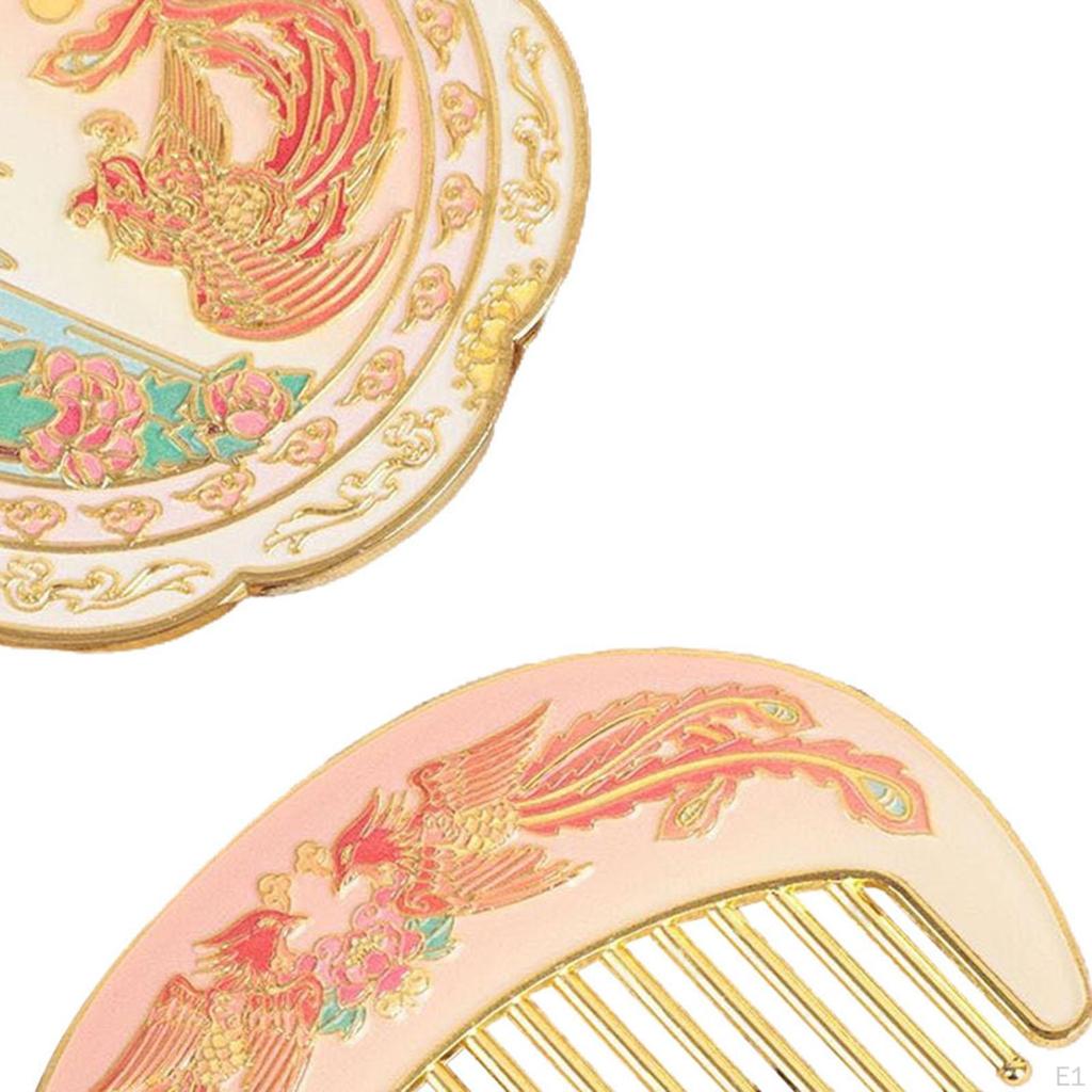 Набор карманных зеркал для женщин, девушек, антикварный дизайн, портативный, для макияжа и расческа, на День святого Валентина