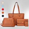 Trendy Women's Bags, Retro Celebrities, One-shoulder Handbags, New Large-capacity Fashion Oblique Span Four-piece Set, Mother and Child Bags