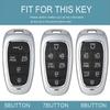 Чехол для ключа автомобиля с 5/7/8 кнопками для Hyundai Sonata Sel Ev 6 Ev 8 IONIQ 5 NEXO Tucson Sonata 2020 Grandeur 2020 Sonata Limited