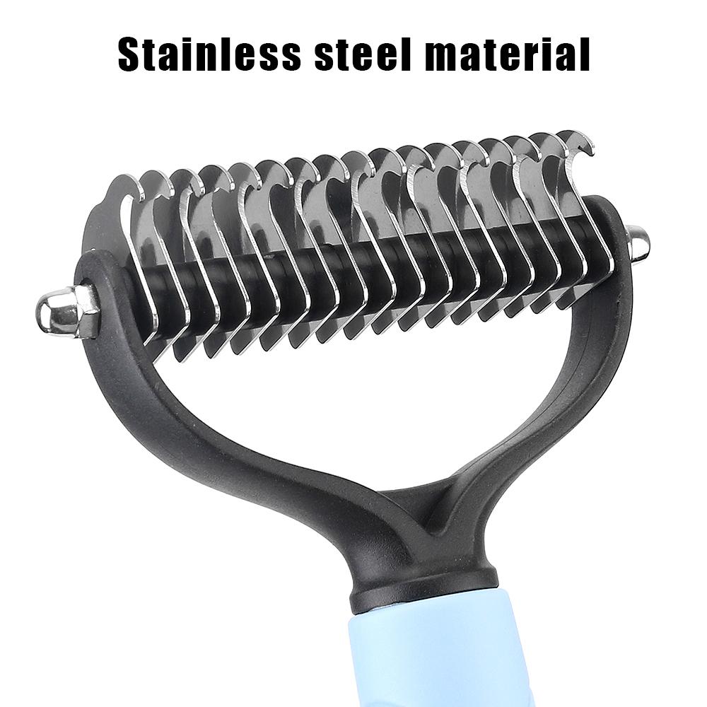 Pet Hair Remover Brush Dogs Fur Trimming Pet Products For Matted Long Hair Curly Pet Pet Grooming Tool