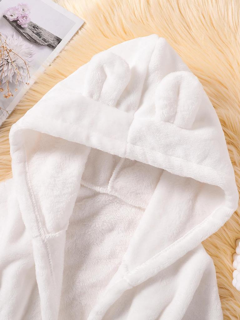 Детский утолщенный халат из кораллового флиса – Фланелевый халат для мальчиков и девочек, размеры от младенческого до среднего, подходит для всех сезонов
