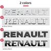 For Renault 2026 New Hub Caps ABS 3D logo Car Rear Trunk Emblem Badge Sticker for Renault Megane 2 Duster Logan Captur Clio Lagu