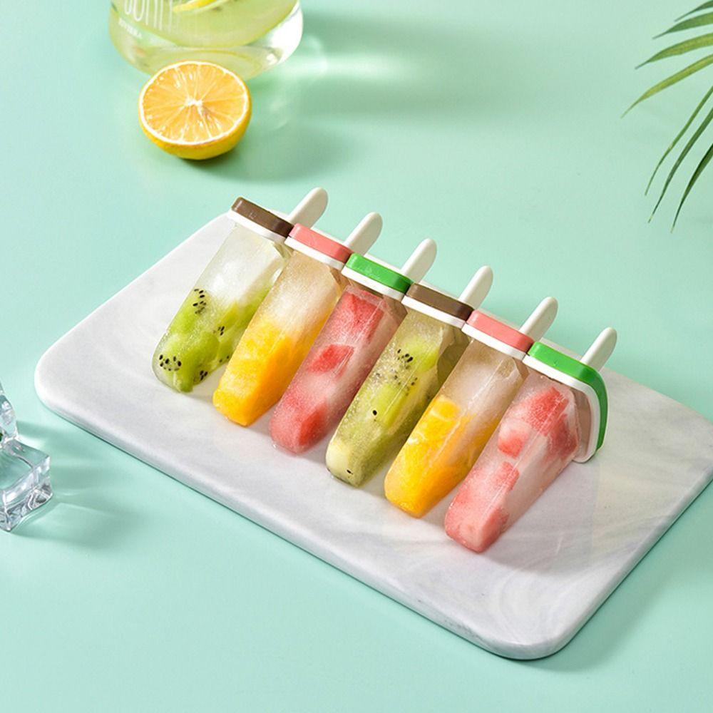 Frozen Homemade Juice Milk Ice Cream Mold With Cover Ice Popsicle Mould Watermelon Shape