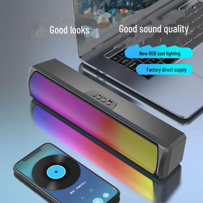 Игровая звуковая панель с RGB-подсветкой, суперсабвуфером, мини-цветной подсветкой, беспроводным Bluetooth-динамиком.