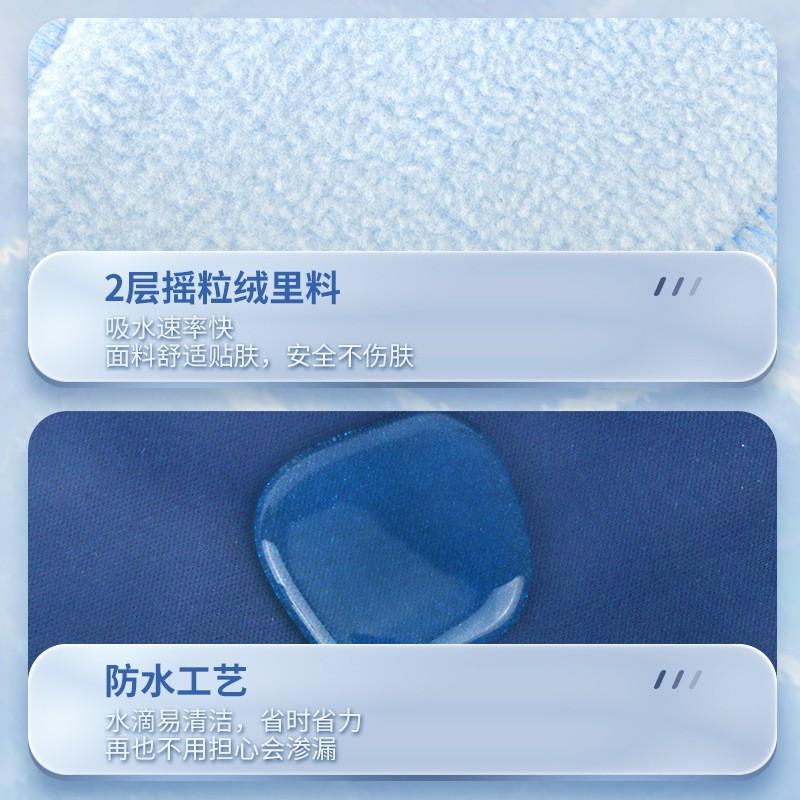Reusable Washable Sanitary Pads Set With Wings Day Night Use Soft Fleece Top Layer 8-Pack