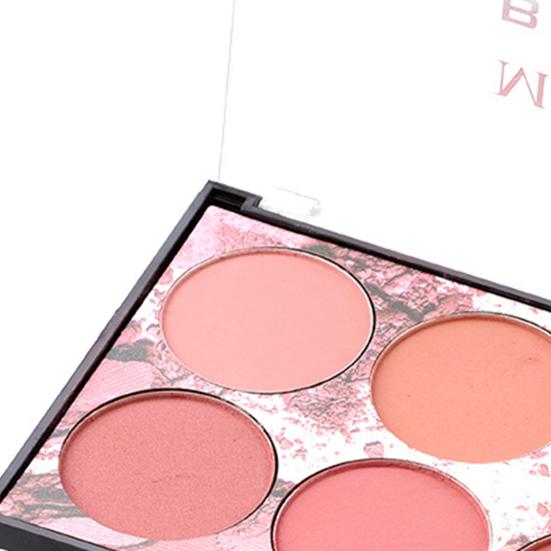 Пигментные смешиваемые принадлежности для макияжа, 8 цветов, шелковистая пудра, палитра румян для красоты для вечеринки