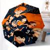 Автоматический открывающийся и закрывающийся зонт Haikyuu. Портативный маленький 3-складной зонт для мужчин и женщин. C034