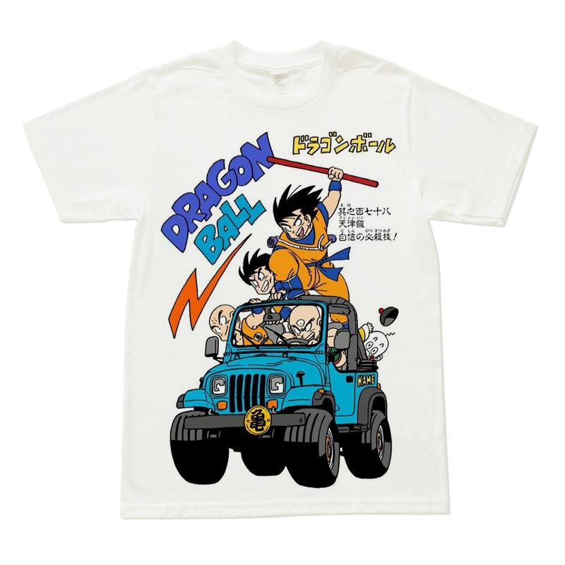 Men Women T Shirt Women Tee Boys Girls Top Adults Children Parent Child Cotton kid Tshirts Dragon Ball Goku Krillin Anime Tops