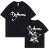 Ограниченный Rock Band Deftones Личная Музыкальная Футболка Змея Графические Футболки Мужские Женские Мода Повседневные Оверсайз Футболки Уличная одежда