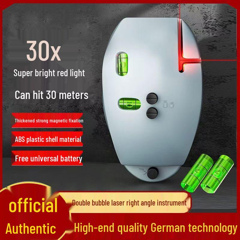 Высокоточный лазерный уровень: Автоматический угловой маркер 90 градусов с сильным инфракрасным светом
