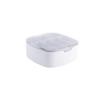 1pc-Data Cable Storage Box, Dust-proof Split Charging Cable Storage and Management Box, Plastic Desktop Phone Charging Cable Sor