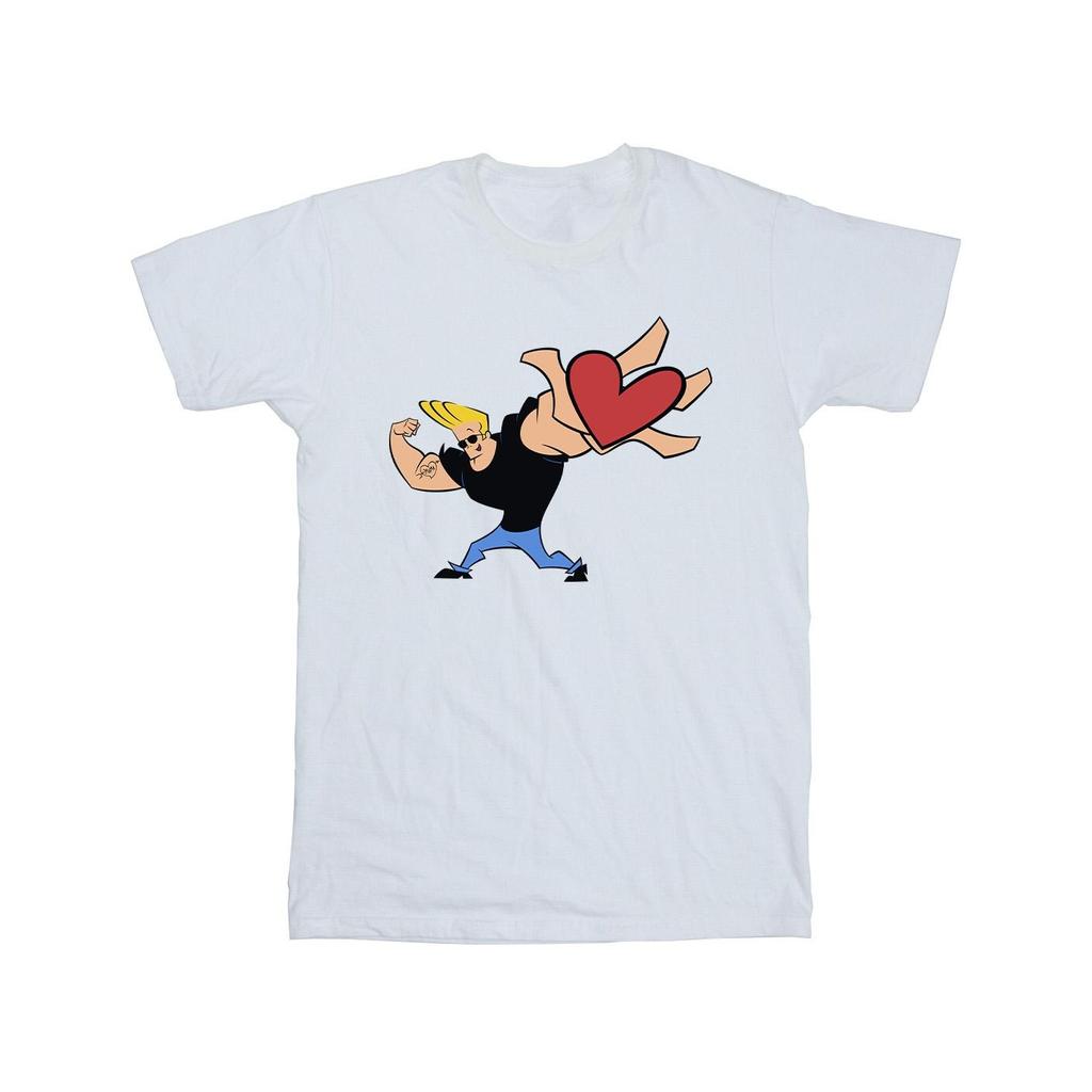 Мужская футболка Johnny Bravo Heart Present