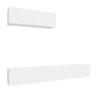 VidaXL Ensemble de meubles TV 3 pcs Blanc Bois d'ingénierie 3114478