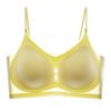 Sling Invisible Women Bra Padded Wireless Beautiful Back Vest Bra Ultra-thin Ice Silk Seamless Brassiere Inside Wear 2023 Summer