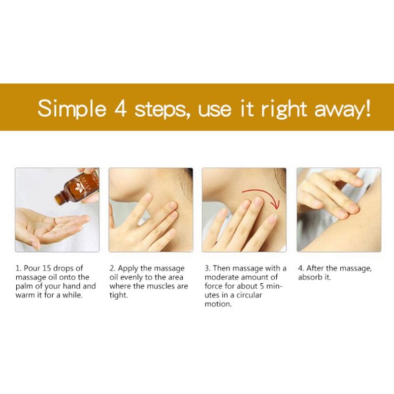 Ginger Essential Oil Massage Therapy Relaxation And Stress Relief Massage Essential Oil