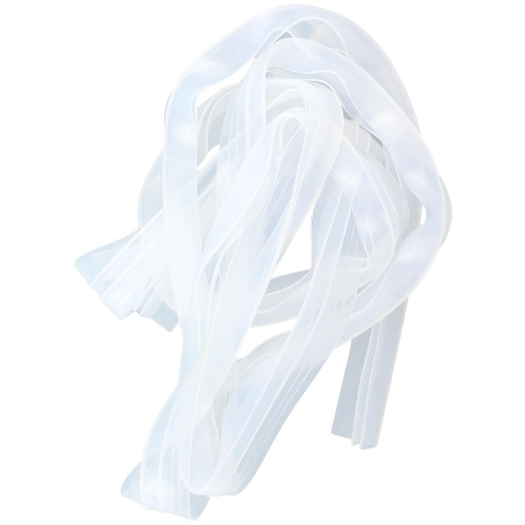 2m F Shape Bath Shower Screen Door Seal Strip For Glass  6mm Seal Gap