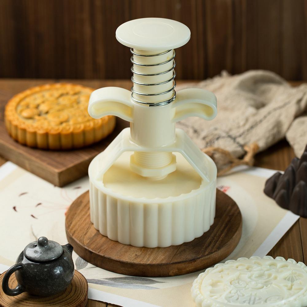 Hand Press Mid-Autumn Festival Moon Cake Mold Pastry Mold  Kitchen