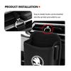 AAABT1 For Skoda Car Air Outlet Storage Box Hanging Phone Lipstick Lighter Organizer Bag Holder Rapid Octavia Derivative Enyaq-iV