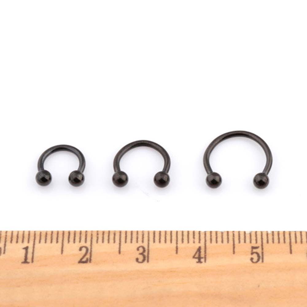 For Women Circular Stud Earrings Ball Hoop C Shape Body Piercing Jewelry Nose Rings Lip Rings