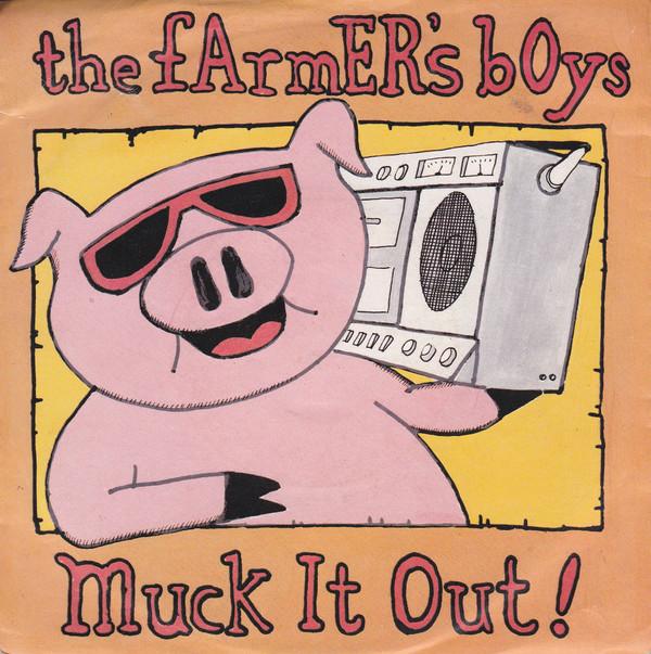 7-дюймовая пластинка FARMER'S BOYS - Muck It Out / Funky Combine, John EMI5380 EMI 1983 UK Поп Б/У