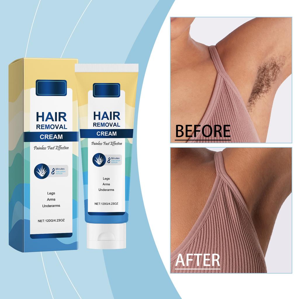 Нежный и успокаивающий крем для удаления волос на руках, ногах, интимных зонах, крем для удаления волос на всем теле, унисекс, 1 шт, 120 г