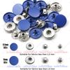12.5/15Mm Metal Buttons Leather Snap Fasteners Round Duty Sewing Accessories Color Button For Clothes Jackets Bags Leathercrafts
