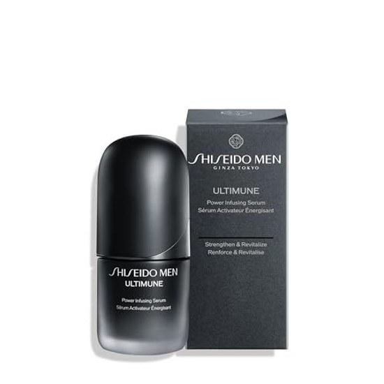 Shiseido Men Сыворотка для мужчин Ultimune Power Infusing 30 мл Основной продукт Разработана для кожи Высокоэффективный антивозрастной уход Цитрусовый бамбуковый зеленый аромат