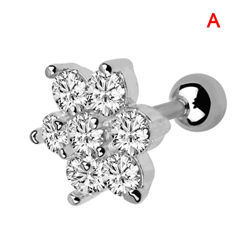 Пирсинг Шарик Круглый Ухо Сережка Ушной Хрящ Козелок Улитка Пирсинг Раковины