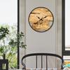 Акриловые деревянные настенные часы Brief Home Hanging Clocks Минималистский дизайн Гостиная Искусство Настенные часы Домашнее украшение Hororloge