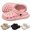 Летние цветные дырявые туфли-шлепанцы для пар для ношения на улице