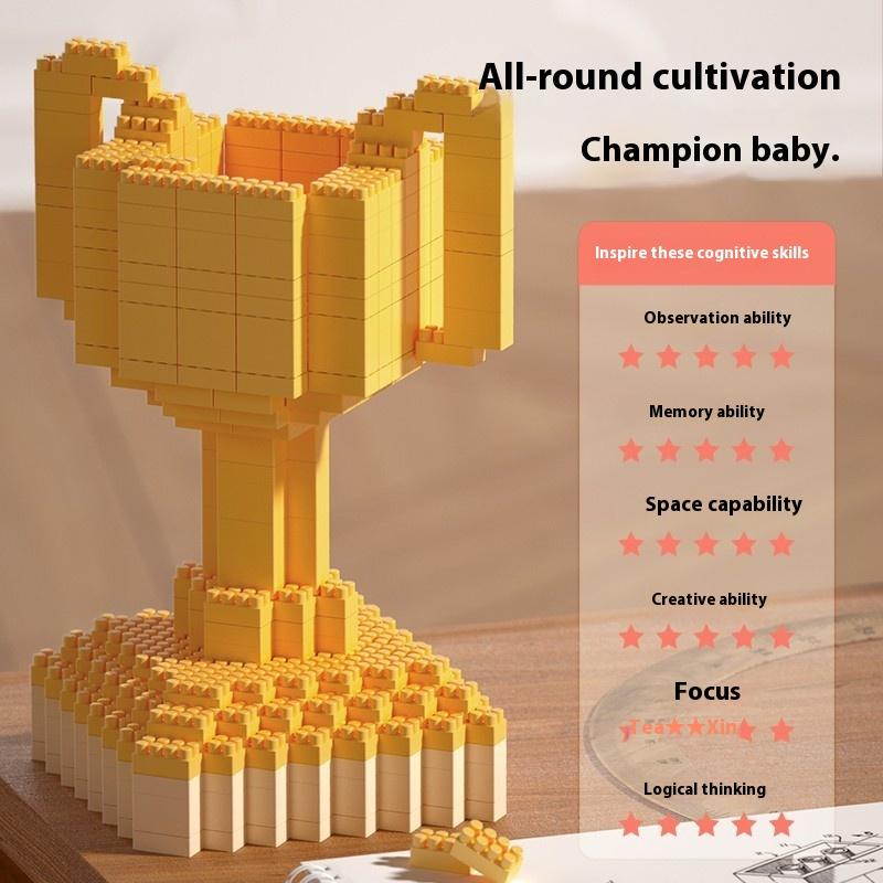 Children's Large Particle Educational Building Blocks Assembly Toys Boys and Girls Baby DIY Early Education Three-dimensional Puzzle Model Gift