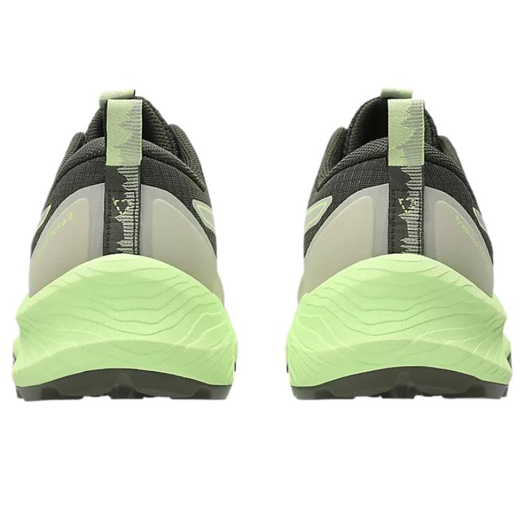 Asics Trabuco Terra 3 Стильные Минималистичные Трендовые Прочные Низкие Кроссовки для Трейлраннинга Мужские Кроссовки Зеленые 1011C152-301
