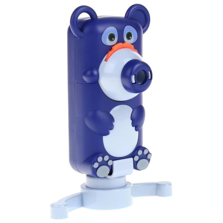 Teddy Bear Projector for Drawing Handy Projector 48 Slides Lanyard Stand - Navy Blue