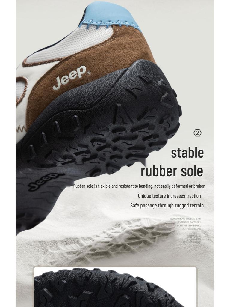Женские походные туфли Mary Jane Jeep Niche Design 2025 - С толстой подошвой, Низкие уличные кроссовки