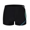 Men Swimming Shorts Elastic Waist Soft Quick Dry Slim Fit Printed Color Matching Mid