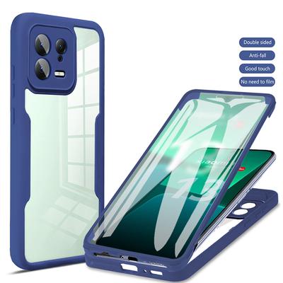 Защитный чехол для телефона на 360 градусов для Xiaomi Mi 14 Ultra Mi14 13 12 Pro Xiaomi 13T 12T Mi 13 12 Lite 12X, встроенная крышка экрана