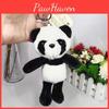 Stuffed Panda Delightful Toy Keychain Ultra Soft 18cm Creative Backpack Accessory