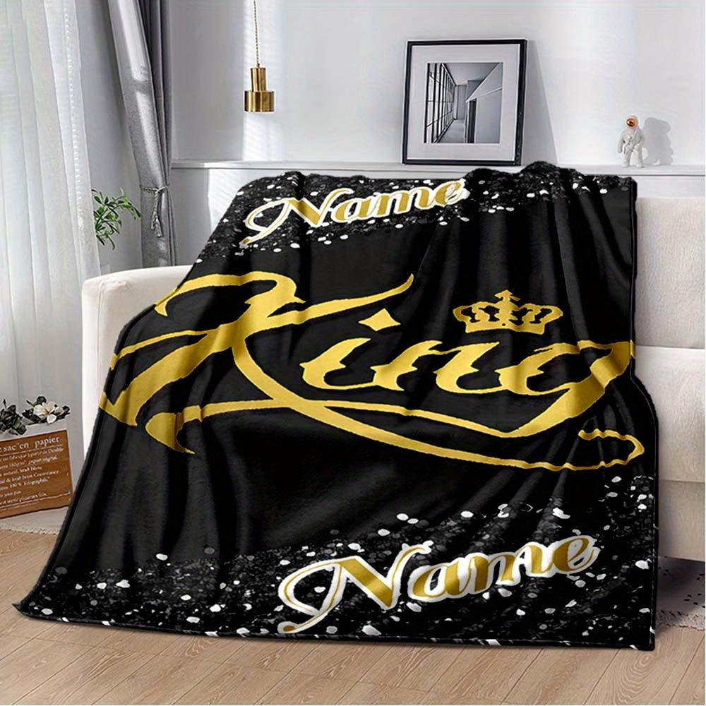 King Customize Your Name Blanket Warm Comfortable And Soft Blankets Are Suitable For Home Chairs Office Sofas Sofas Office Camping And Gifts For