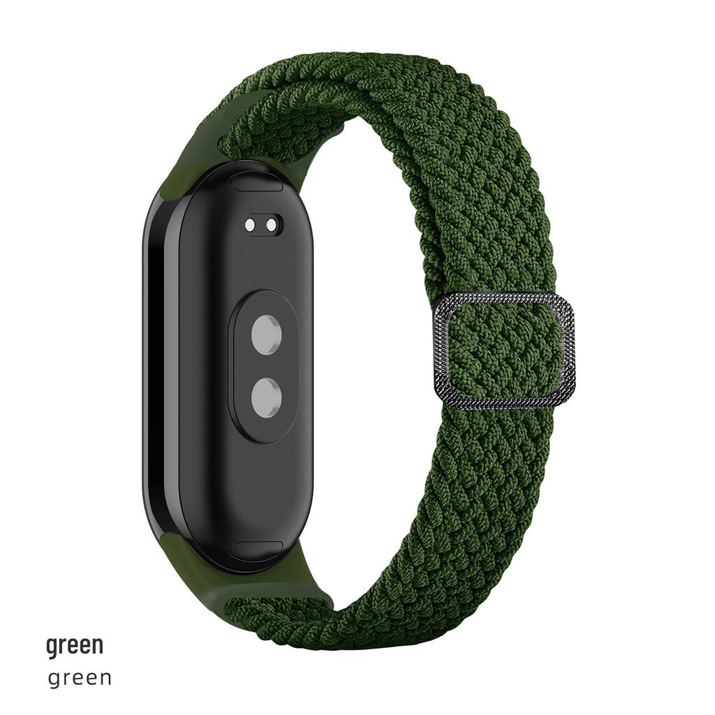 Регулируемый плетеный ремешок для Xiaomi Band 8/9 - Совместимый сменный браслет-ремешок для Mi Watch 3/4/5/6/7/8