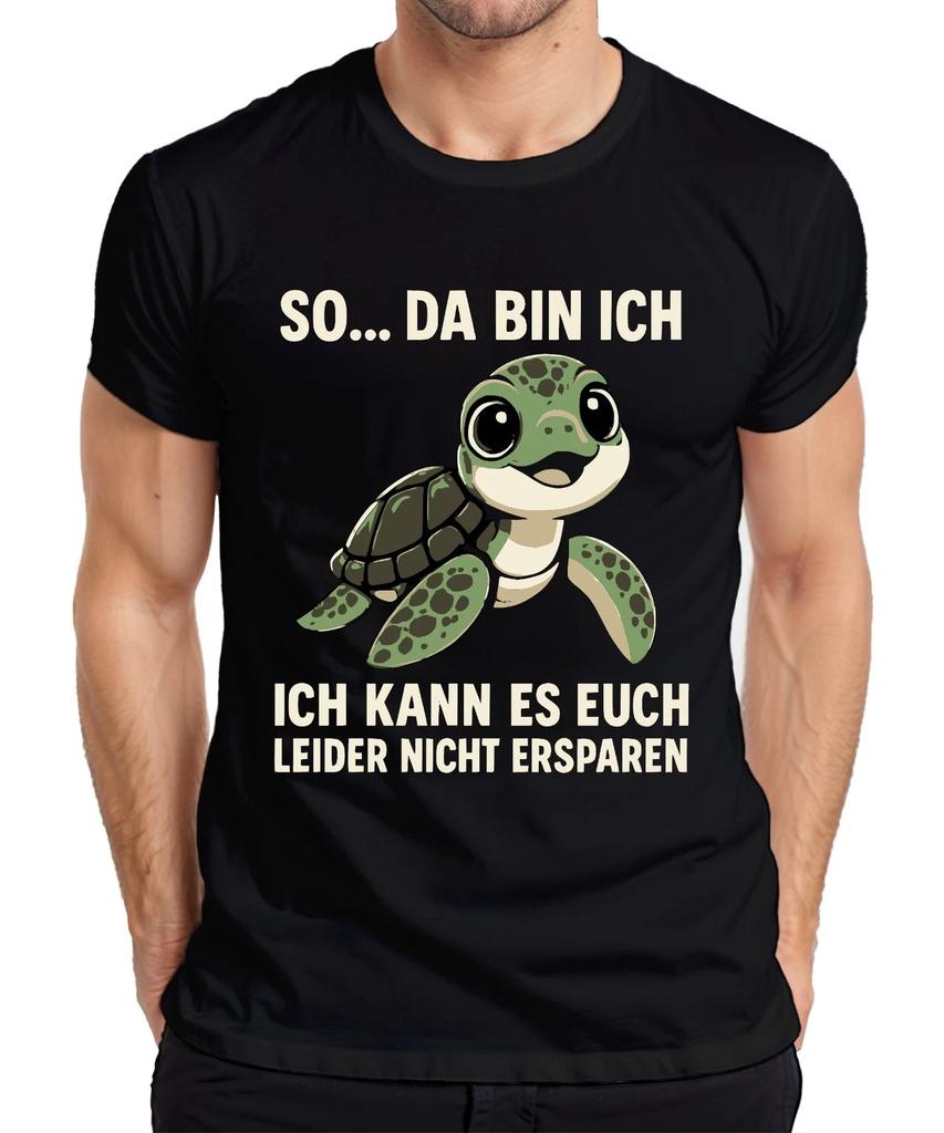 So Here I Am Unfortunately Not Savable Turtle Cute Gift Mens T-Shirt